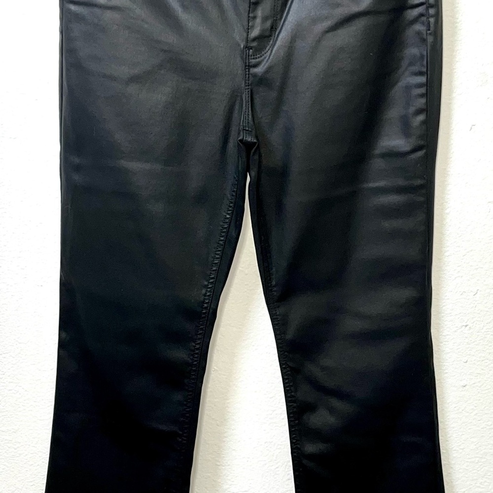 Black coated denim bootcut jean White House Black Market New